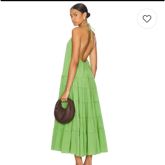 Free People Somewhere Sunny Maxi Dress in Kiwi Size XS NWT - Picture 1 of 12